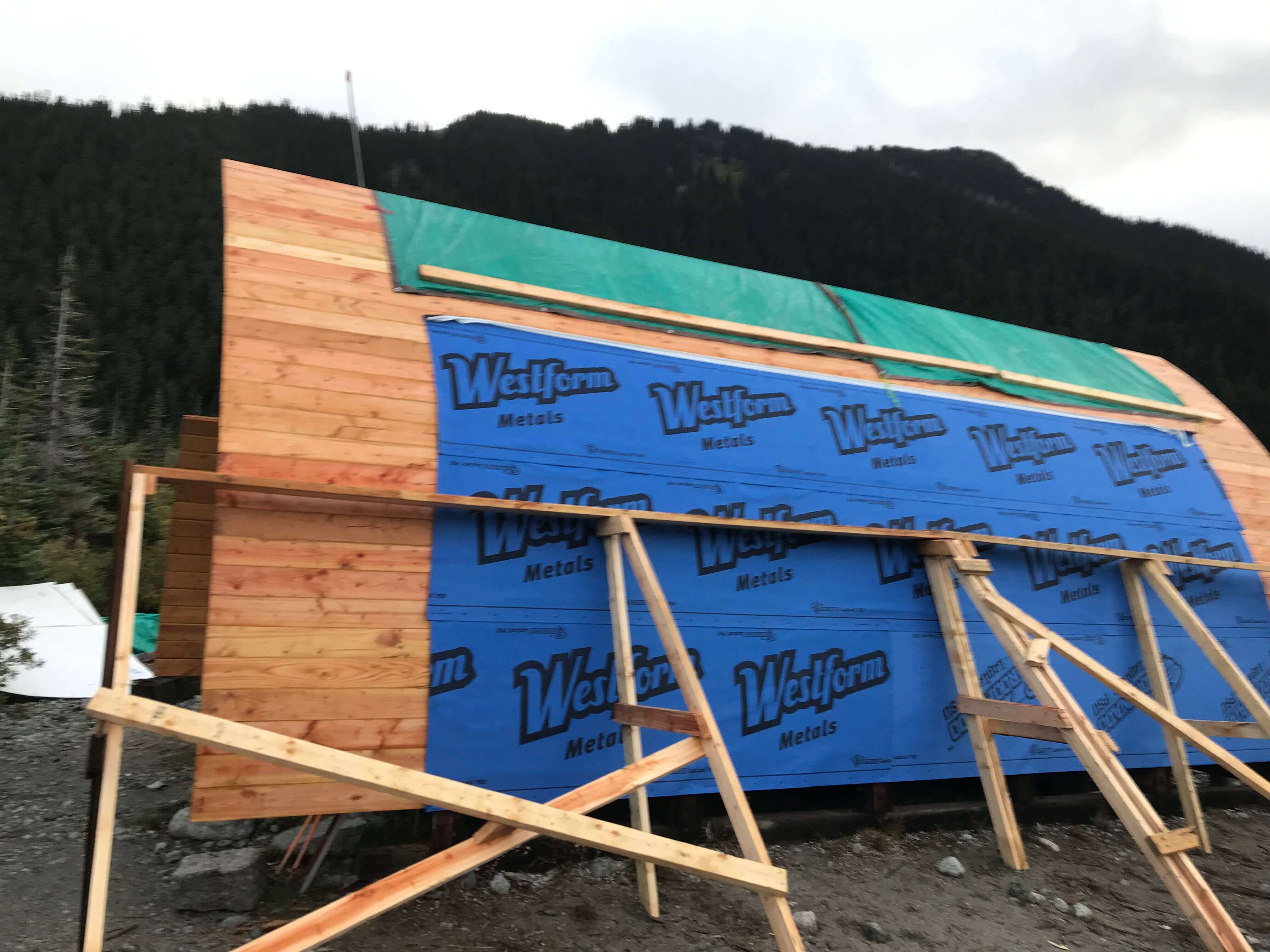Progress over construction day 1. Not bad. PC: Will Beattie